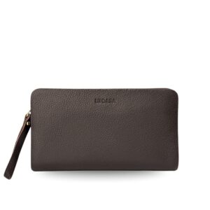 Clutch cầm tay da bò hạt