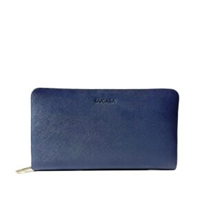 Clutch cầm tay da bò Saffiano 1 khoá