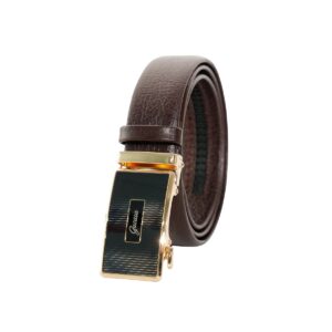 Thắt lưng da bò Gucasa MK-GUS01, khoá tự động