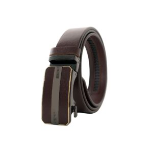 Thắt lưng da bò Gucasa MK-GUTRN01, đầu khoá tự động